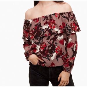 Aritzia off the shoulder blouse